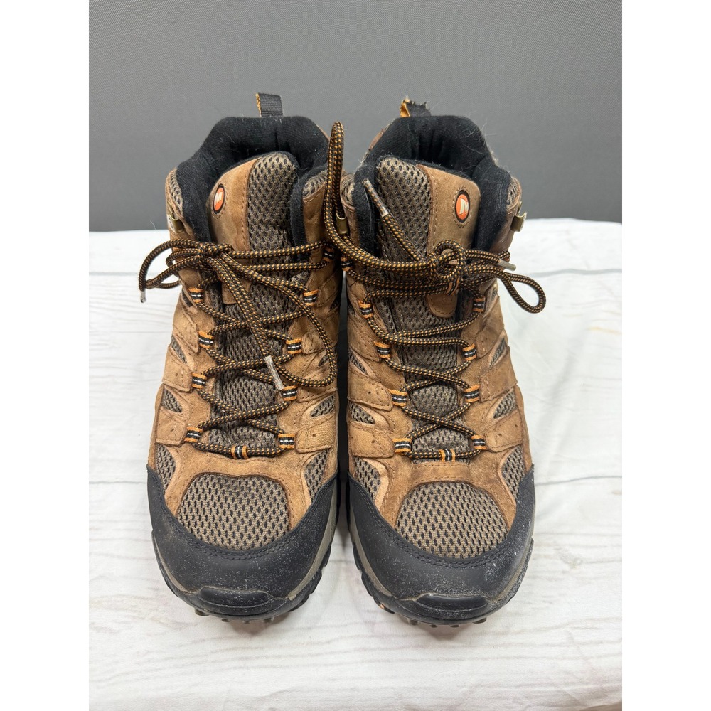 Merrell Moab 2 Mid Ventilator Hiking Boots Mens Brown Suede Mesh 11W - Picture 7 of 11